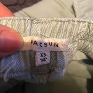 Baby blue cargo pants. Hardly worn. PAC SUN